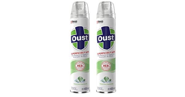 Oust Desinfectante de Superficies y Aire 400 ml