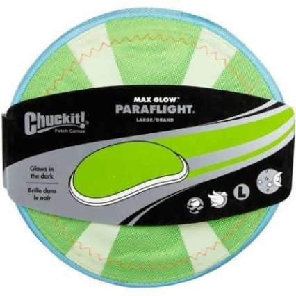 Chuckit Max Glow Paraflight - Frisbee (tamaño grande)