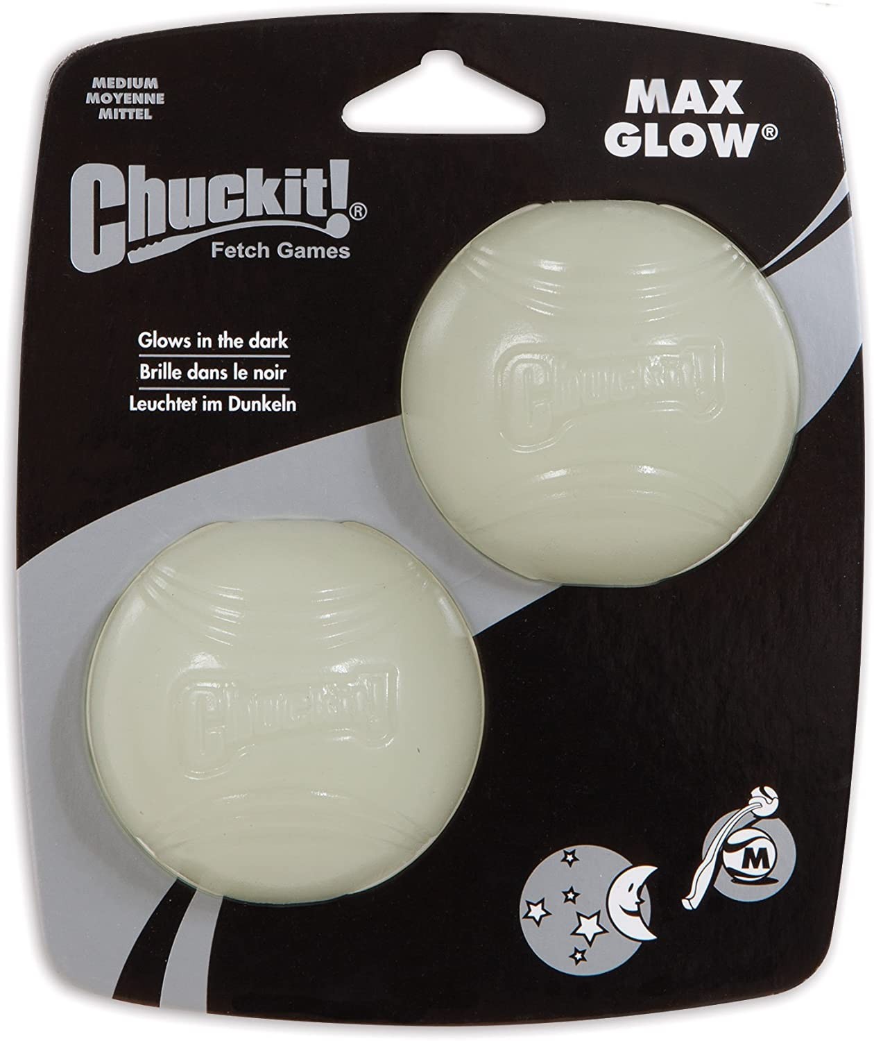 Chuckit max glow 2pk