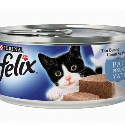 Lata Felix para gato sabor paté pescado y atun