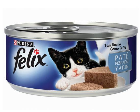 Lata Felix para gato sabor paté pescado y atun