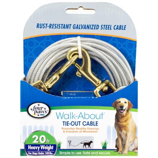 TIE-OUT CABLE HEAVY WEIGHT 20FT