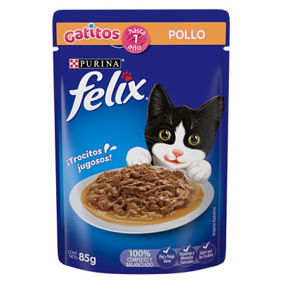 Purina Felix Adultos y Gatitos Pollo