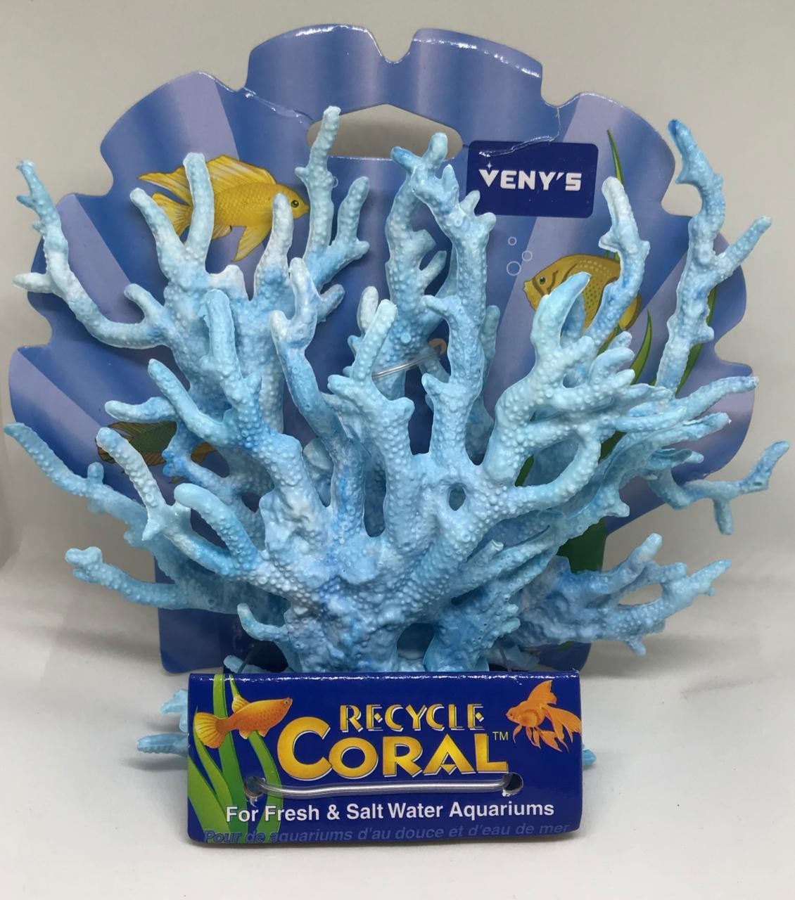 Coral artificial azul hielo