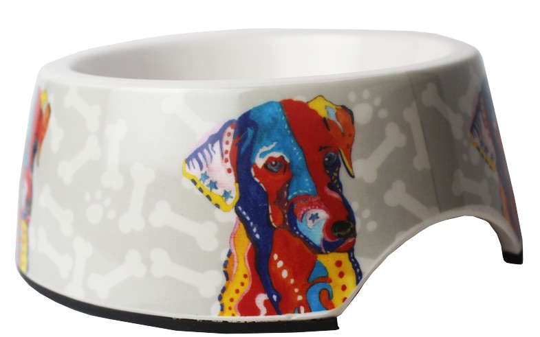 Plato de perrito artistico