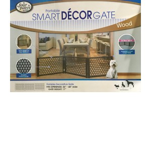 Puerta Fp 3 Panel Wood Smart%% Decor Gate