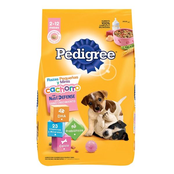 Pedigree Cachorro razas pequeñas y minis