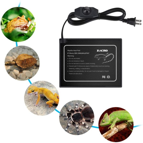 Almohadilla de calor para reptiles con termostato