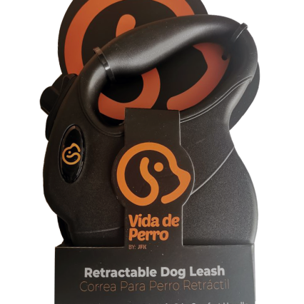 Correa retráctil Large 5m (16ft), 50kgs(110lbs)VIDA DE PERRO