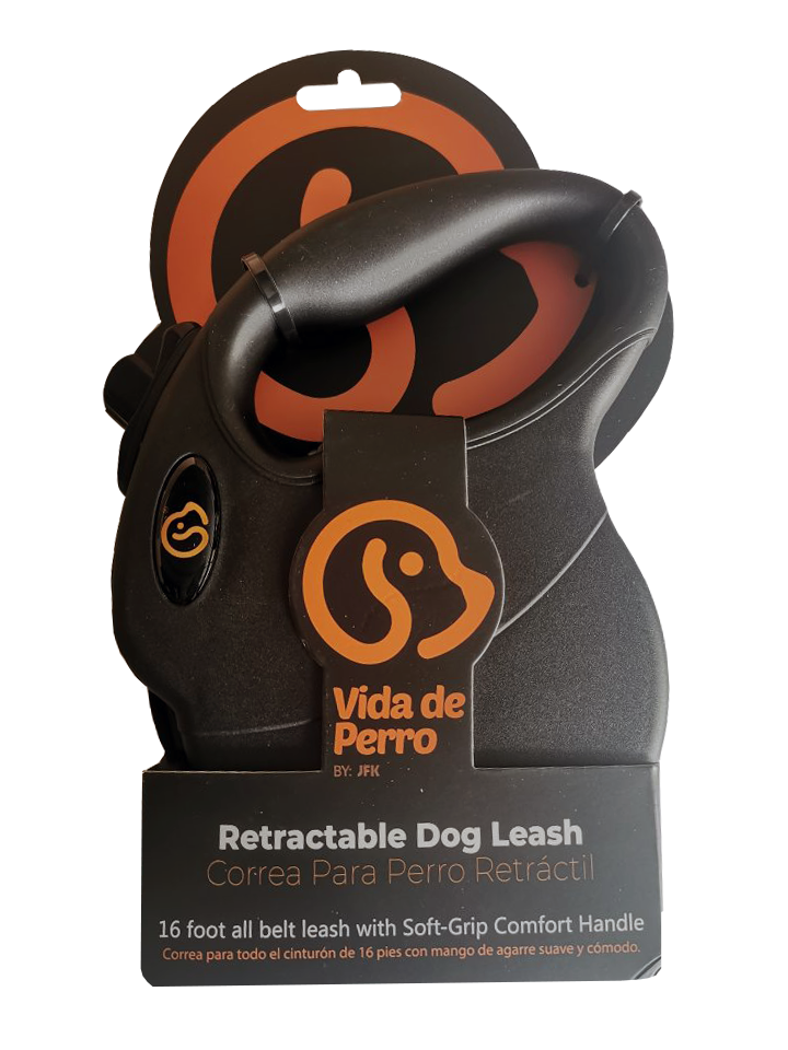 Correa retráctil Large 5m (16ft), 50kgs(110lbs)VIDA DE PERRO