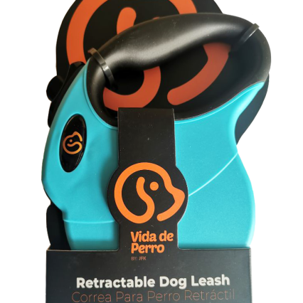 Correa retráctil Medium 5m(16ft)- 20kgs (44lbs) VIDA DE PERRO