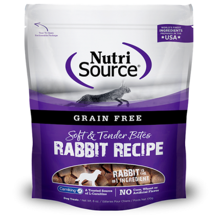 NUTRISOURCE GRAIN FREE- BITES DE CONEJO