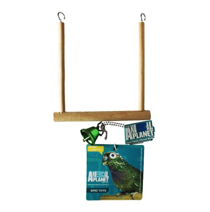 COLUMPIO DE MADERA PARA AVES ANIMAL PLANET