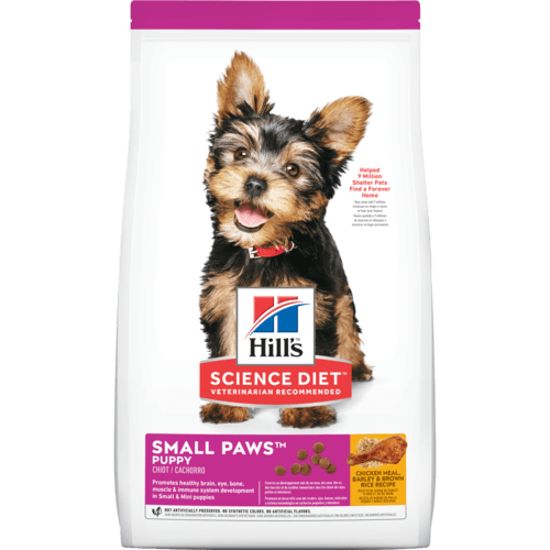 Hill's Science Diet Puppy Small Paws, alimento para cachorros de razas pequeñas y miniatura 2.04 kg