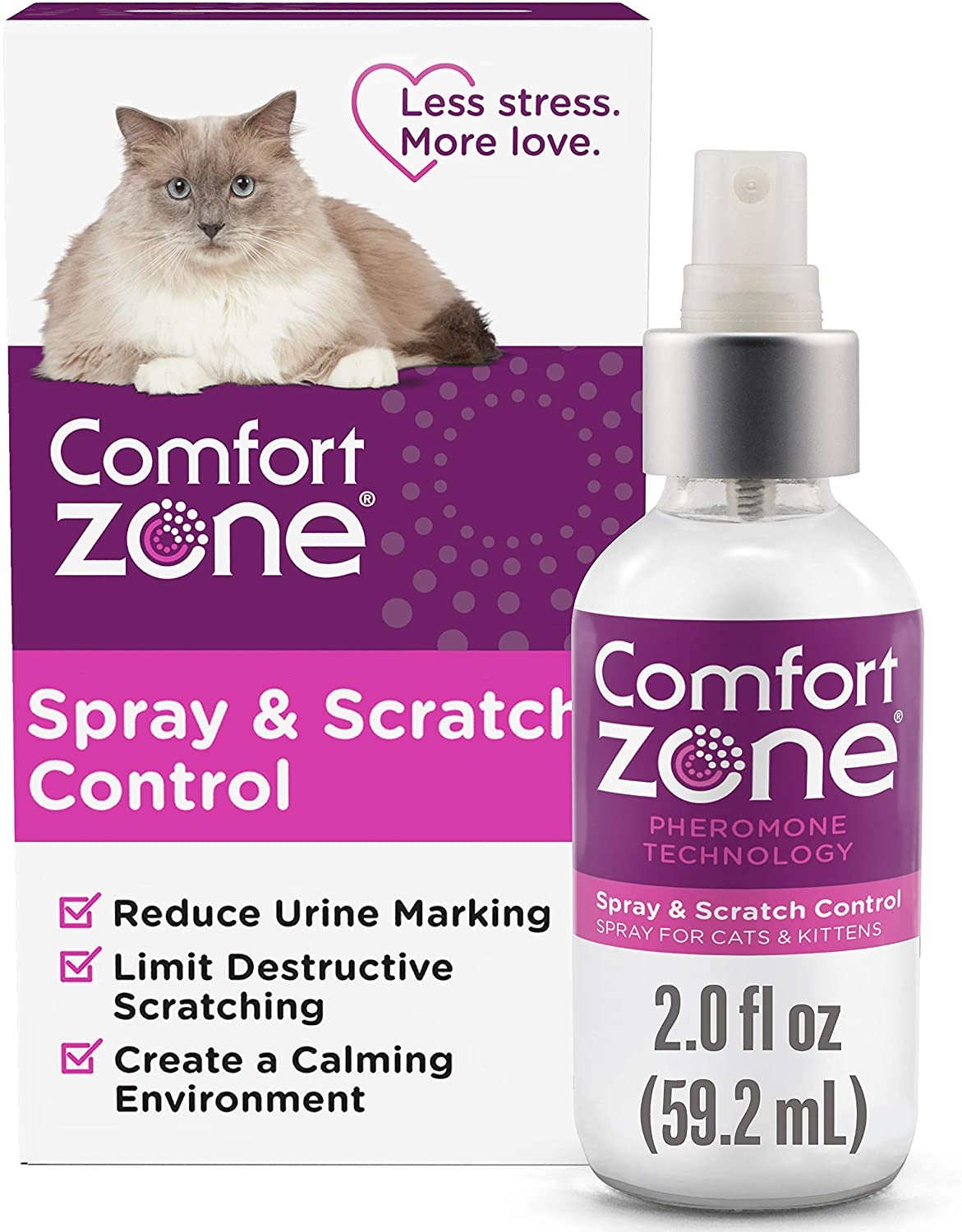 Comfort Zone Spray & Scratch Control Cat Spray calmante