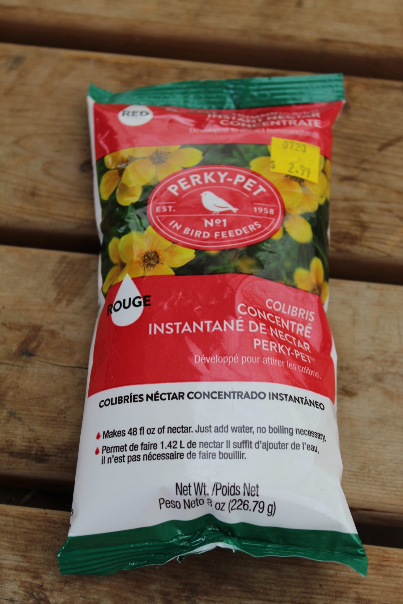 ALIMENTO PARA COLIBRÍ NÉCTAR ORIGINAL