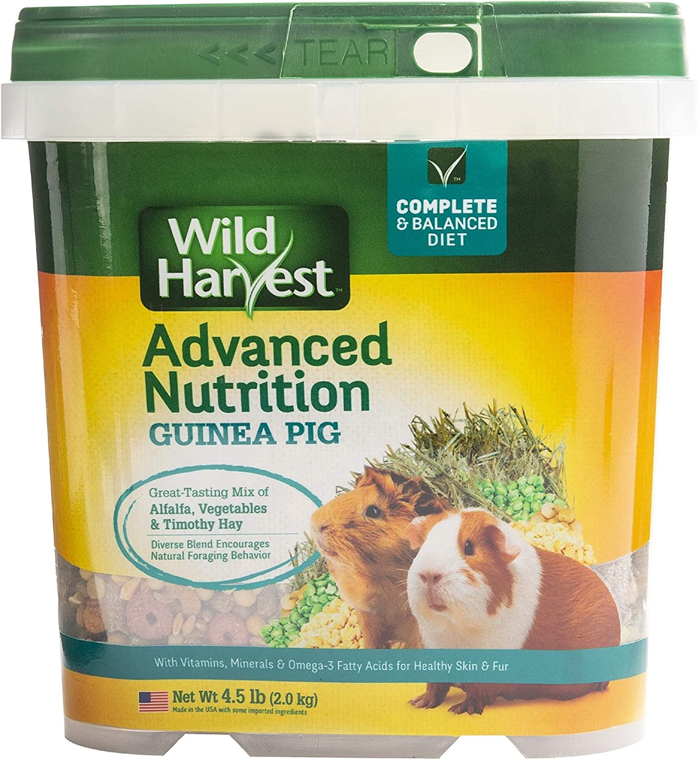 Alimento para conejillo de indias Wild Harvest 4.5 Lb