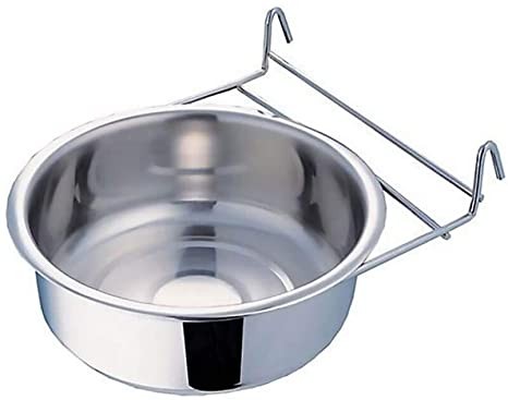 Indipets - Taza de acero inoxidable con soporte de gancho 20 onzas