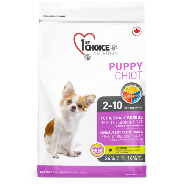 1st Choice Puppy Healthy Skin & Coat Toy & Small Breeds