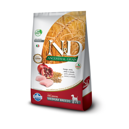 Farmina N&D Ancestral Adultos Medianos 2.5kg