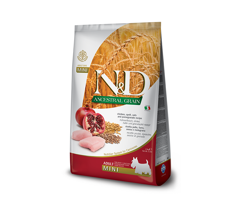 Farmina N&D Ancestral Adultos Mini 2.5kg