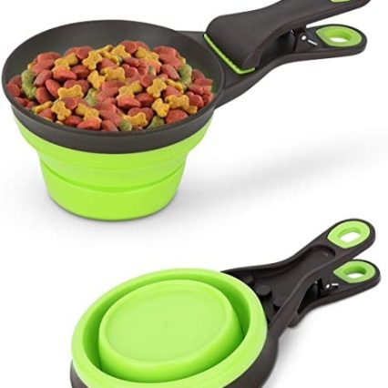 taza medida con clip pet