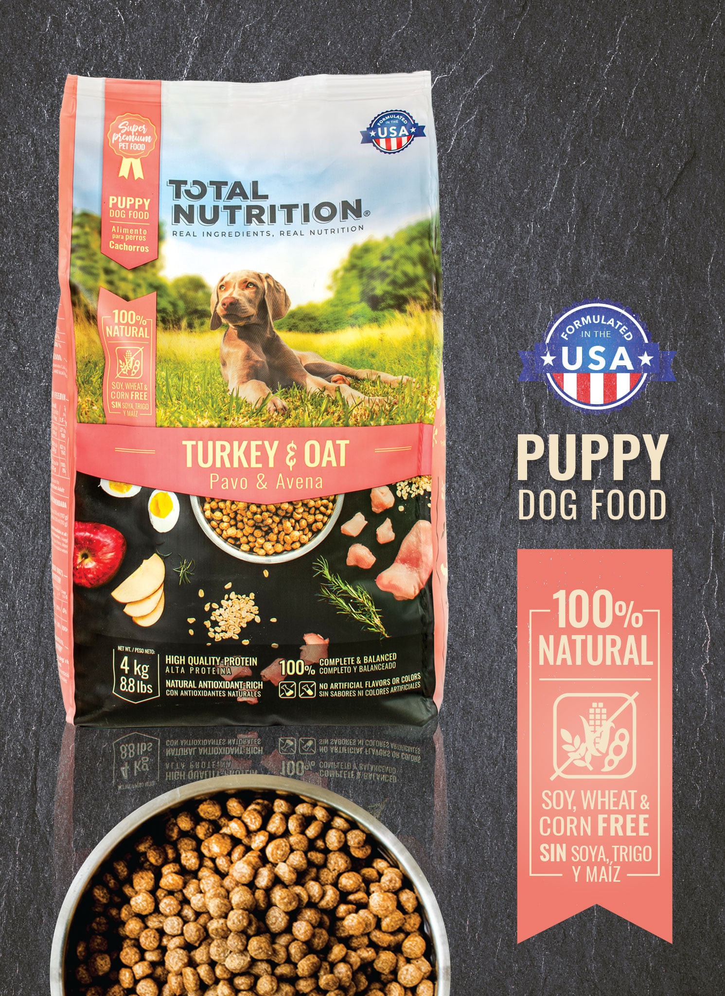 Total Nutrition Cachorro - Pavo & Avena