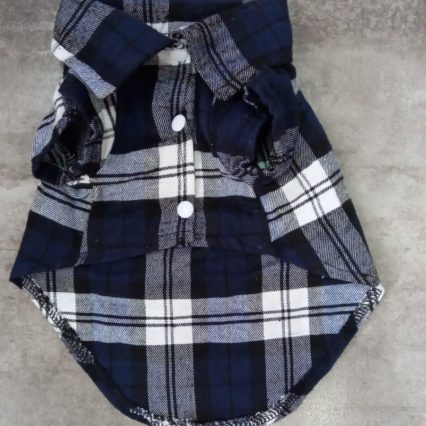 Camisa de cuadros Azul M
