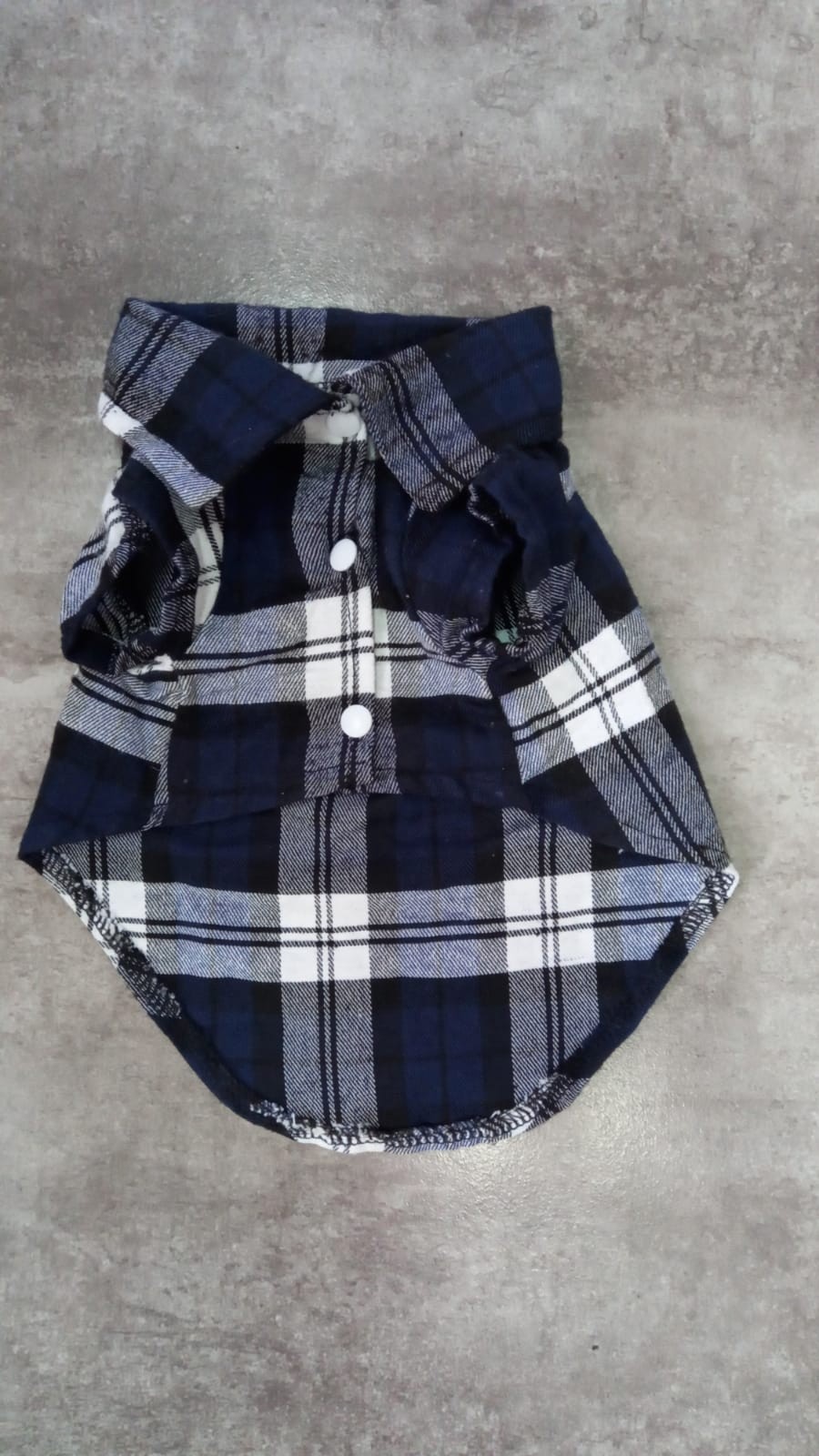 Camisa de cuadros Azul M
