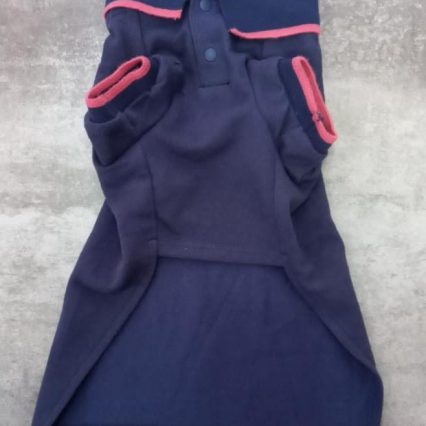 Camisa Azul con Rosa