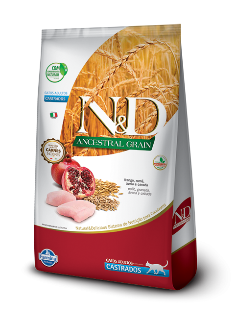 Farmina N&D Ancestral Grain Gato Adulto Castrado 1.5kg