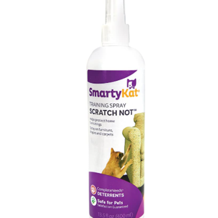 Spray entrenamiento anti arañazos.