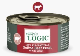 Nature's logic feline Beef Feast 156gr