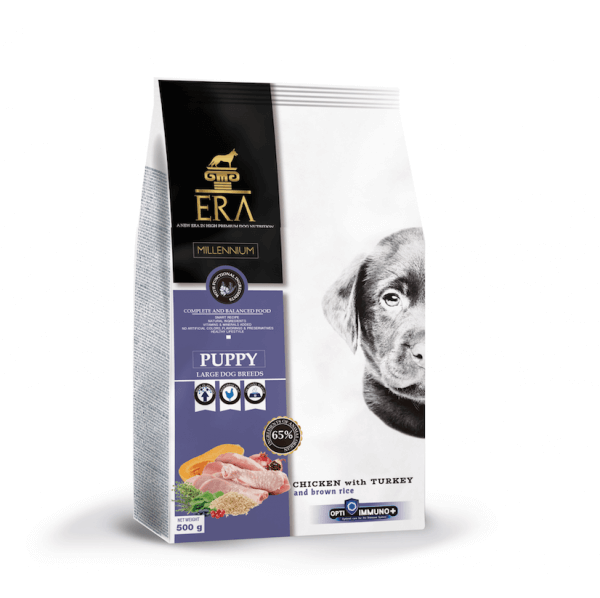 ERA Millennium Cachorro Raza Grande Pollo y Pavo 12kg
