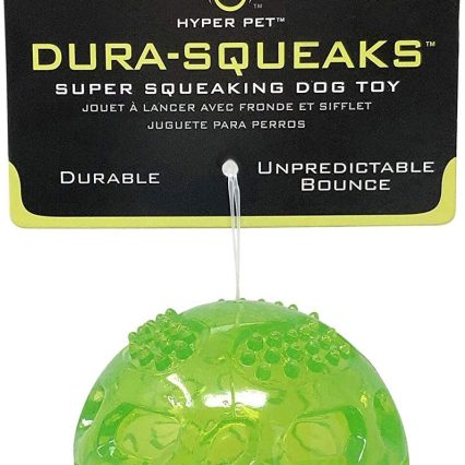 DuraSqueak Dog Ball Dog Toy, Squeaky Dog Toys for Playing