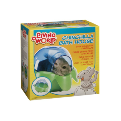 CASA DE BAÑO PARA CHINCHILLA LIVING WORLD