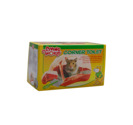 BAÑO ESQUINERO PARA HAMSTERS LIVING WORLD