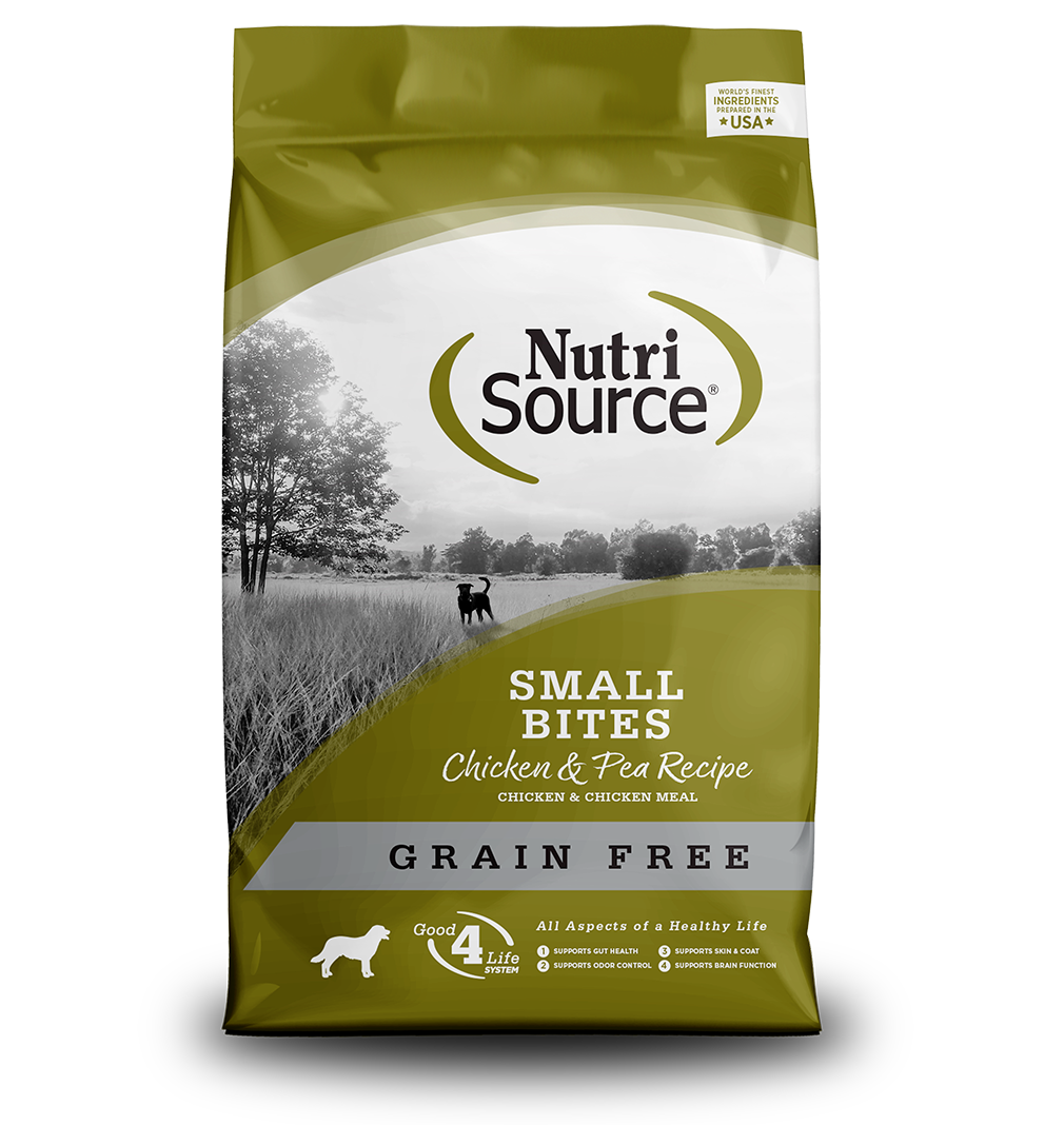 Nutrisource Grain Free Small Bites Chicken & Pea Recipe