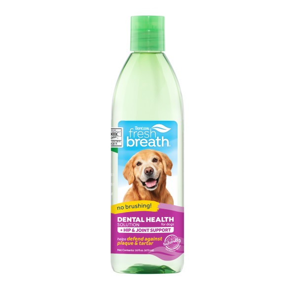 Aditivo para el agua contra el mal aliento articulaciones y cadera Tropiclean