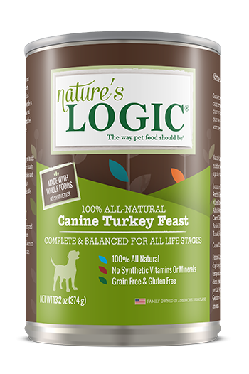 Nature's logic canine canned Turkey feast