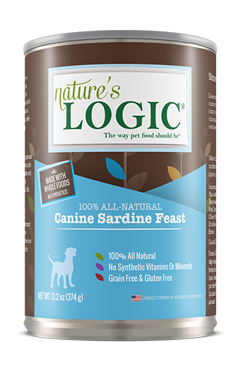 Nature's logic canine canned Sardine feast