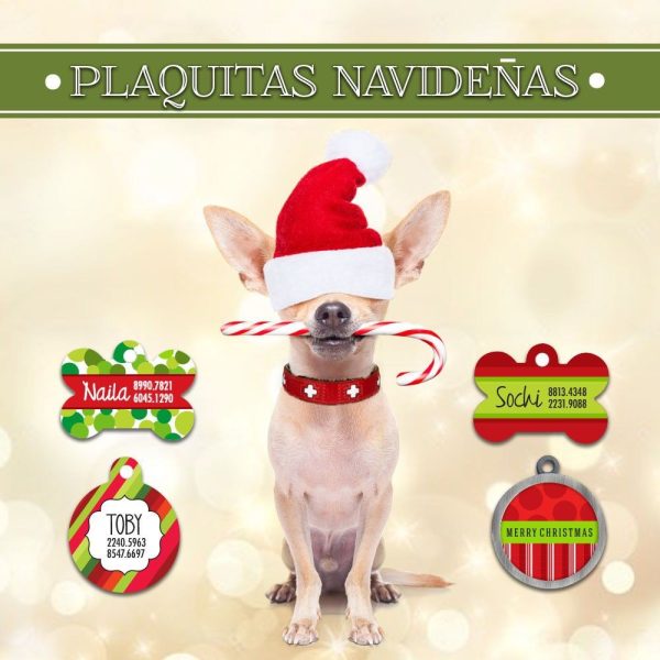 Plaquita de Navidad para Mascota