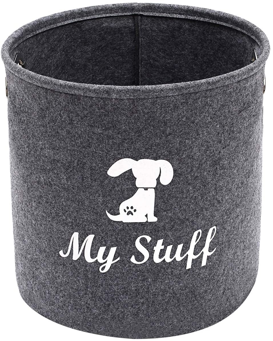 Cesta de almacenamiento de juguetes para perros