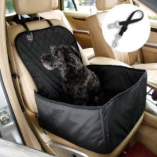 Booster para Carro Negro Acolchado
