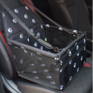 Booster para Carro Negro Estampado