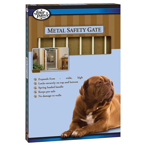 Four Paws Puerta Metal (35.75-39.75"w X 36"h)