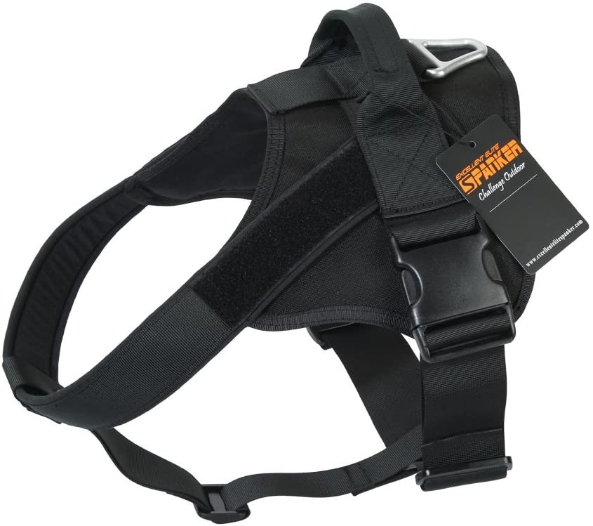 Arnés táctico para perro XS Negro