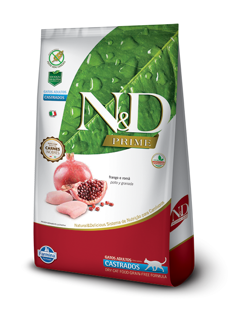 N&D Grain Free feline - Pollo y Granada Castrados 1.5 Kg