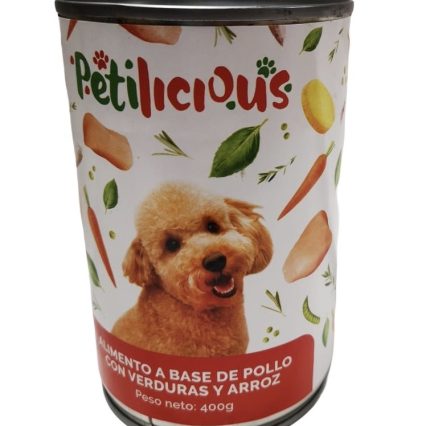 Pate de Carne y Verduras Petilicious 400g