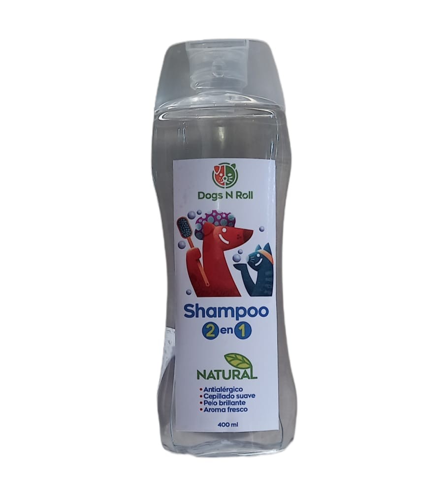 Shampoo Dogs N Roll 2 en 1 400 ml